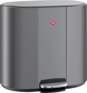 Abfallsammler, Erweiterung, 1x35l, HxBxT 570x350x415mm, Innenbeh. Kunststoff, Korpus Kunststoff Telegrau – Bild 3