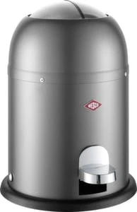 Wesco Abfallbehälter, 6l, HxØ 360x264mm, Innenbehälter Kunststoff, Korpus Stahl Schwarz, Deckel Edelstahl – Bild 5