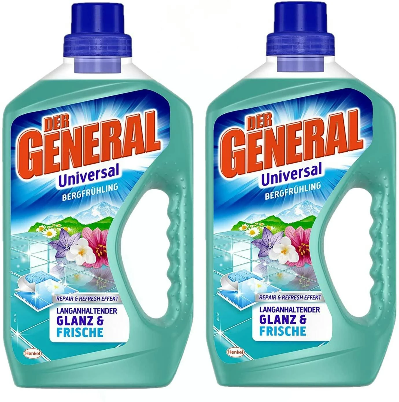 Der General Universal Frische Zitrone Allzweckreiniger 2x750 Ml Reinigungsmittel â Bild 4