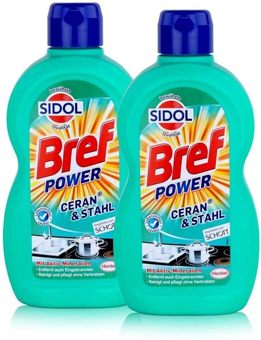 Bref Sidol Ceran & Stahl Reiniger Entfernt Eingebranntes 5x500 Ml Reinigung â Bild 4