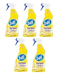 Biff Bad Total Zitrus Badreiniger Reiniger 5x750ml Sprühflasche Reinigungsmittel