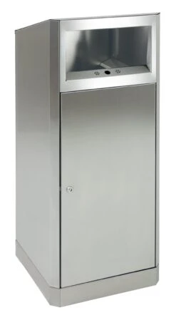 STM-BinOX-80-A, 1060x420x420mm, Abfall-/Ascher-Kombi Für Außenbereiche