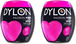 Dylon Leidenschaft Rosa Maschinenfarbstoff Aushülsen 2x350g Färben Farben