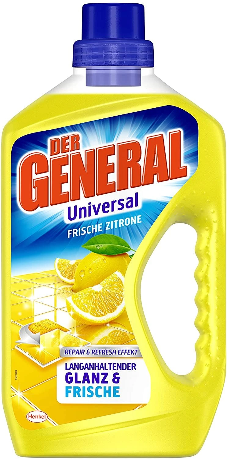Der General Universal Frische Zitrone Allzweckreiniger 4x750 Ml Reinigungsmittel â Bild 6