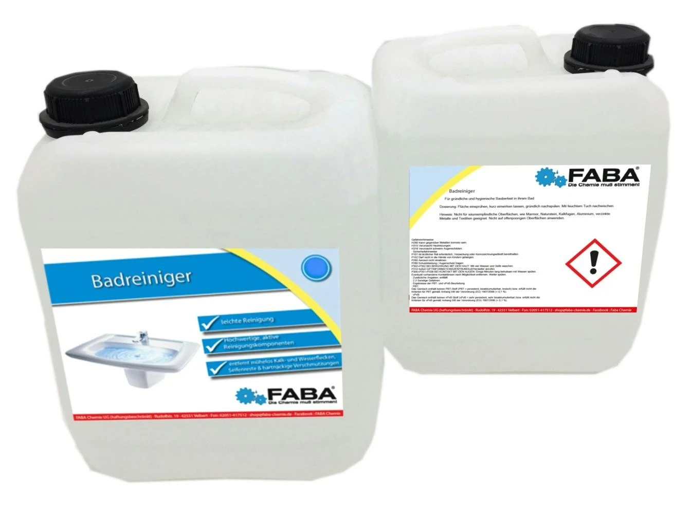 20 L Badreiniger 2 X 10 Liter – Bild 2