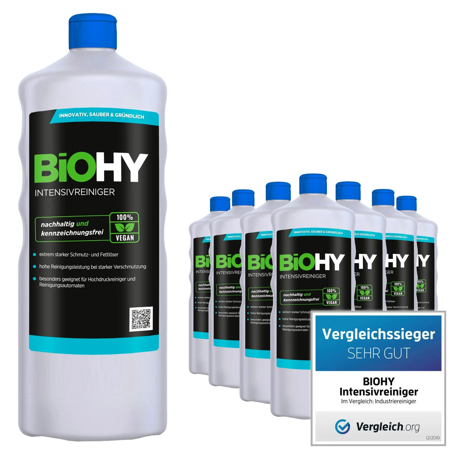 BiOHY Intensivreiniger Universal (2x1l Flasche) | Hochleistungs-INDUSTRIEREINIGER | Grundreiniger Ideal Für Hochdruckreiniger, Schaumarm – Bild 5
