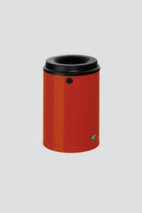 Var AbfallbehÀlter, F. Innen, 15l, HxBxT 380x260x260mm, Wandbefestigung, Korpus Stahl RAL3000, Kopfteil Schwarz