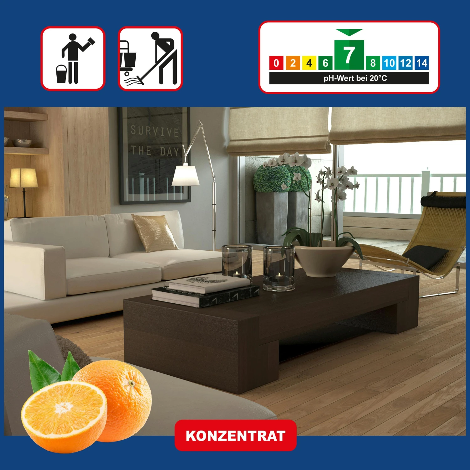 Putzboy Allzweck Reiniger - Konzentrat - 1 Liter - Universalreiniger Für Böden Und Oberflächen - Made In Germany – Bild 6