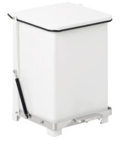 AbfallbehĂ€lter, 1x45l, HxBxT 600x398x410mm, Korpus PP Gelb, Deckel PP Gelb â Bild 6