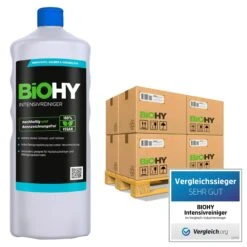 BiOHY Intensivreiniger Universal (480x1l Flasche) | Hochleistungs-INDUSTRIEREINIGER | Grundreiniger Ideal Für Hochdruckreiniger, Schaumarm
