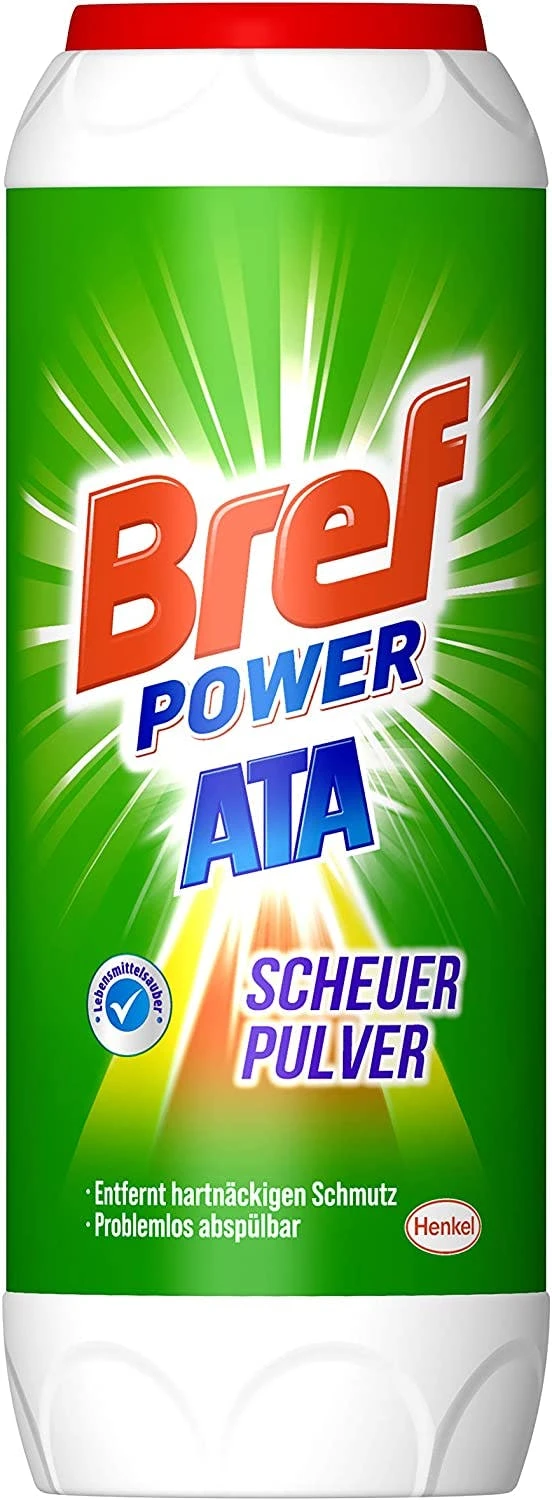 Bref Power ATA Scheuerpulver Gegen HartnÀckige Verschmutzungen 500 G Reiniger