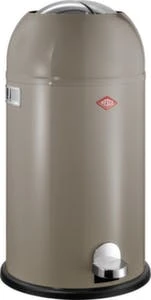 Wesco Abfallbehälter, 6l, HxØ 360x264mm, Innenbehälter Kunststoff, Korpus Stahl Schwarz, Deckel Edelstahl – Bild 6