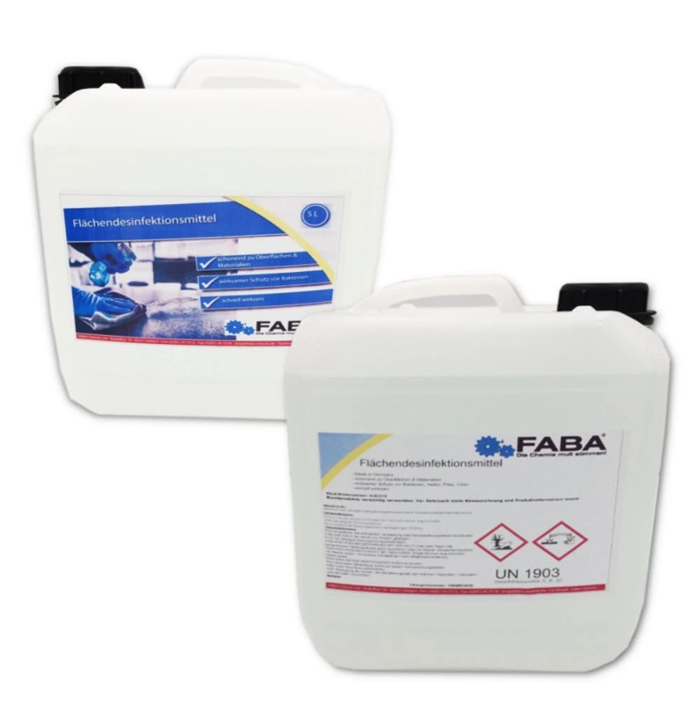 FlÀchendesinfektion Desinfektionsmittel 2 X 5 Liter Kanister