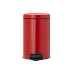 Brabantia 112003 Mülleimer 12 L Rund Rot