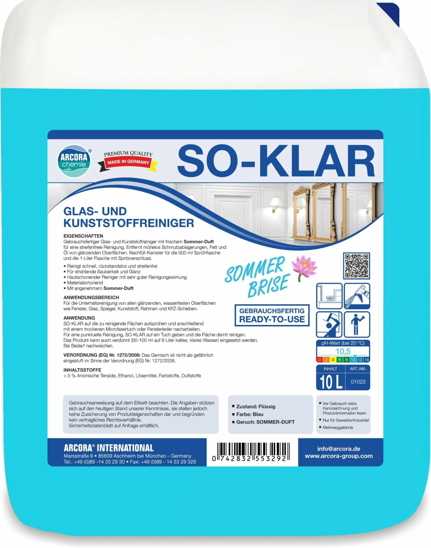 1x HASK KLAR | Glasreiniger | 1000 Ml – Bild 6