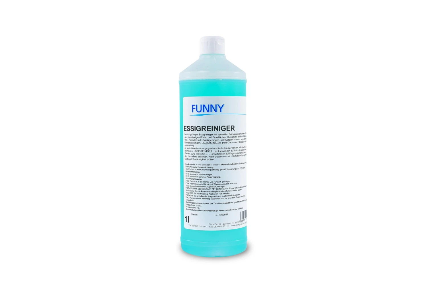 Funny Essigreiniger, Phosphatfrei, 10 Liter, Mikroplastikfrei â Bild 2
