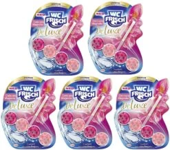 WC FRISCH DeLuxe Delicate Magnolia 5x50g WC Reiniger WC Duftspüler Reinigung
