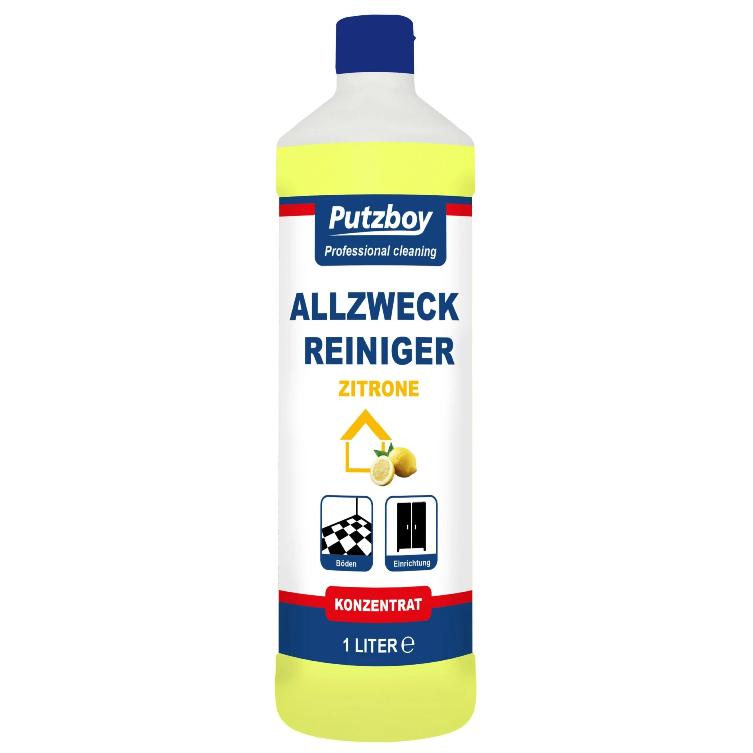 Putzboy Allzweck Reiniger - Konzentrat - 1 Liter - Universalreiniger Für Böden Und Oberflächen - Made In Germany – Bild 2
