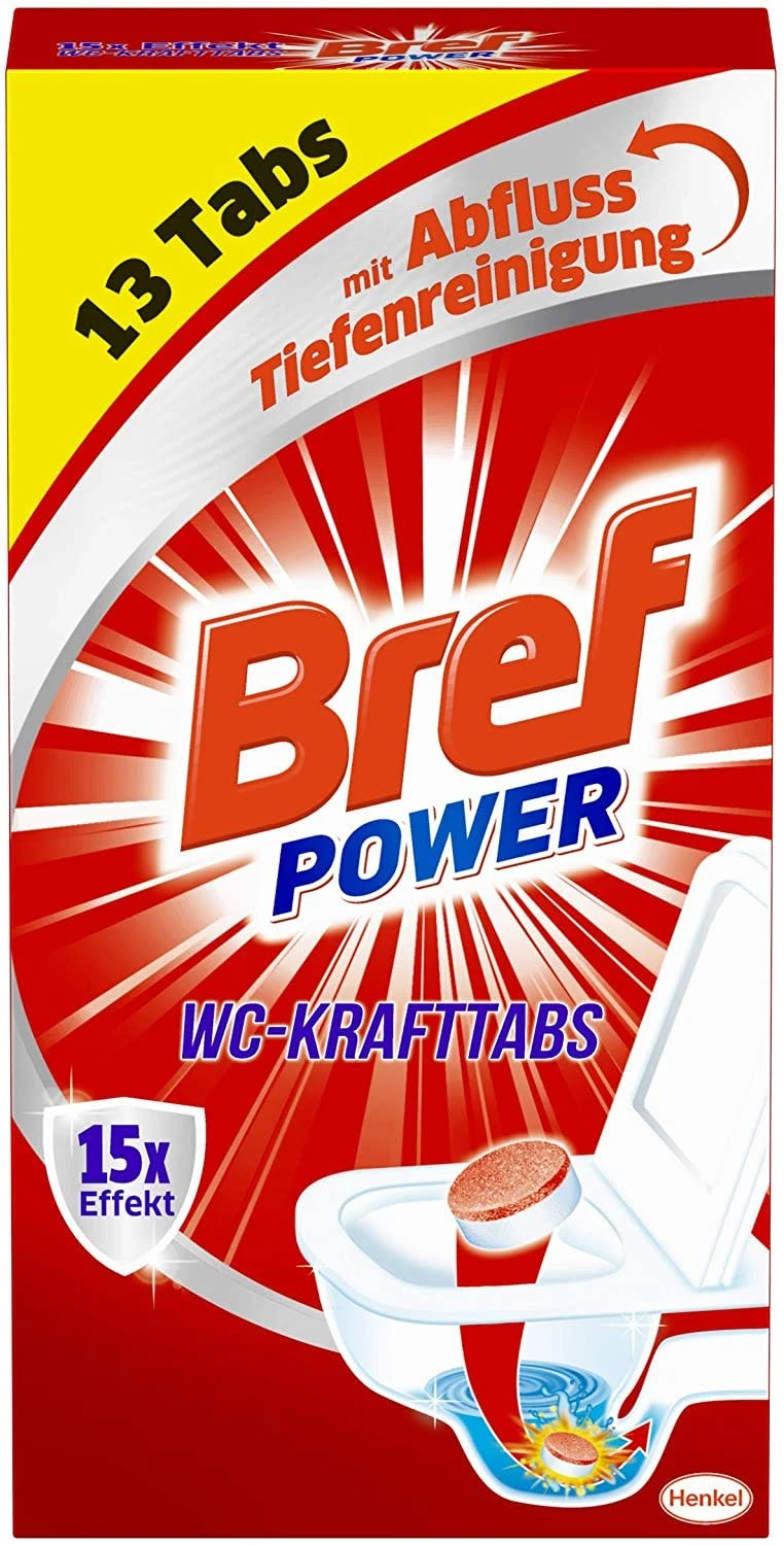 Bref Power WC KraftGel 15x Effekt 750 Ml WC Reiniger Badreiniger Reinigung – Bild 4