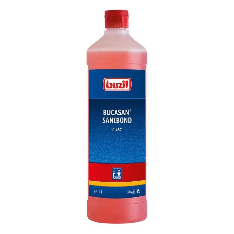 Buzil WC Cleaner G 465 Viskoser Sanitärgrundreiniger 1 L Flasche – Bild 3