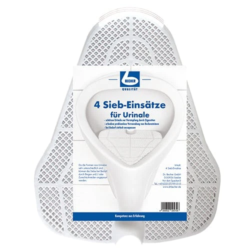 Dr. Becher 4 "Dr. Becher" Siebeinsätze Für Urinale