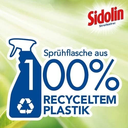 Sidolin Pro Nature Glasreiniger Sprühflasche 500ml Putzmittel Reiniger Reinigen – Bild 6